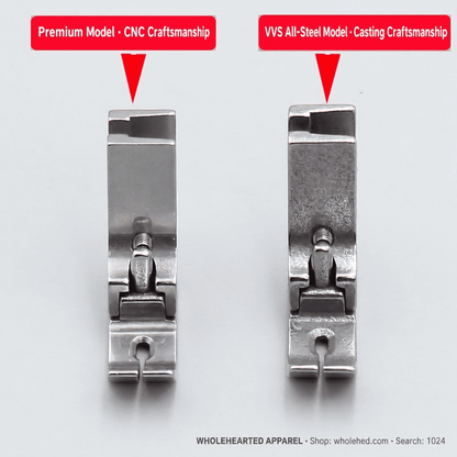 1024★ Pied de fer plat pour plis et rétrécissements P955, pied de fer plat pour machine à coudre, pied de fer simple à prix réduit pour bordures en dentelle et volants★