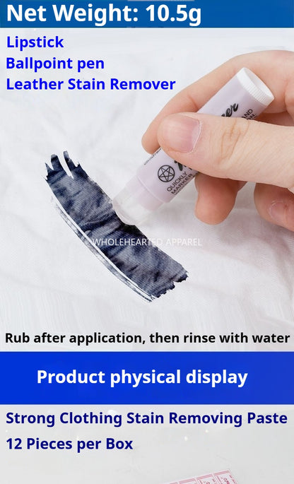 1575★ Limpiador de tinta Tianyu bálsamo descontaminante universal ropa manchada de aceite bolígrafo lápiz labial descontaminación lápiz labial limpieza ropa★