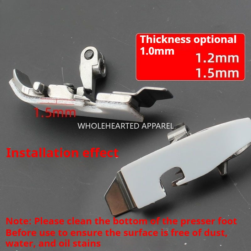 1151★  New edge locking machine foot pressing sticker, four wires, three needles and five wires, special bottom sticker for car foot pressing sticker leather, sticky tape★