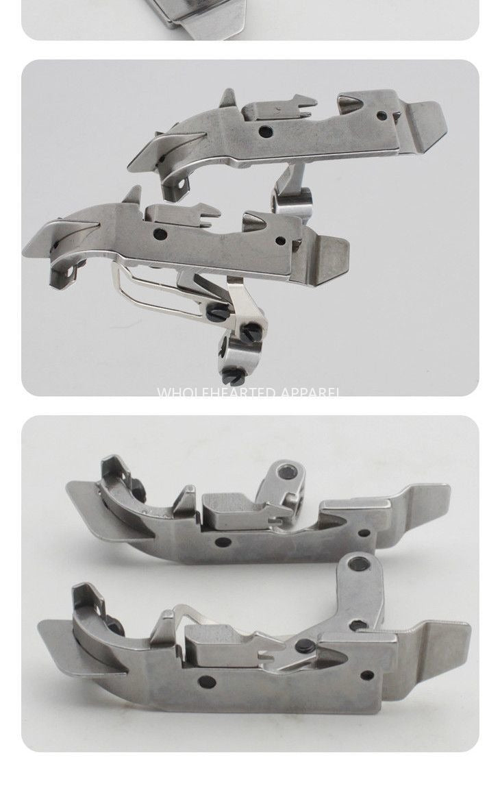 1284★  Copper edge machine middle point presser foot 747 700 middle point side presser foot EX Jack 798 overlock sewing machine edge locking machine with knife★