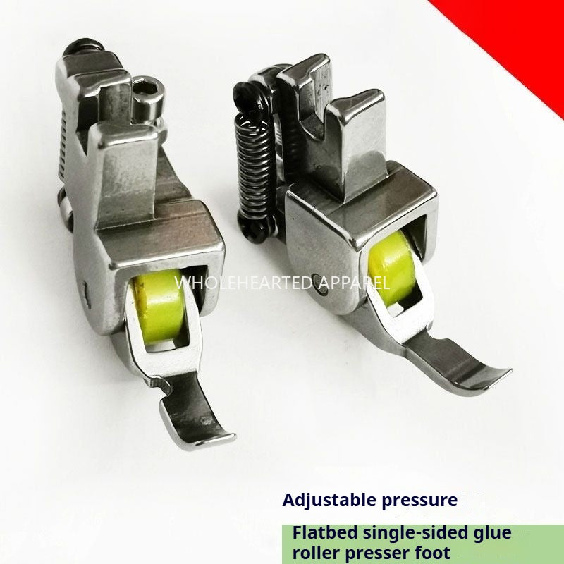 1265★ Rodillo de carro plano izquierdo y derecho prensatelas unilateral cremallera rodillo prensatelas industrial carro plano cremallera material grueso material delgado universal★