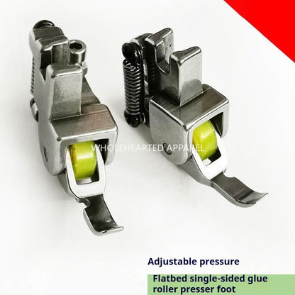 1265★ Rodillo de carro plano izquierdo y derecho prensatelas unilateral cremallera rodillo prensatelas industrial carro plano cremallera material grueso material delgado universal★