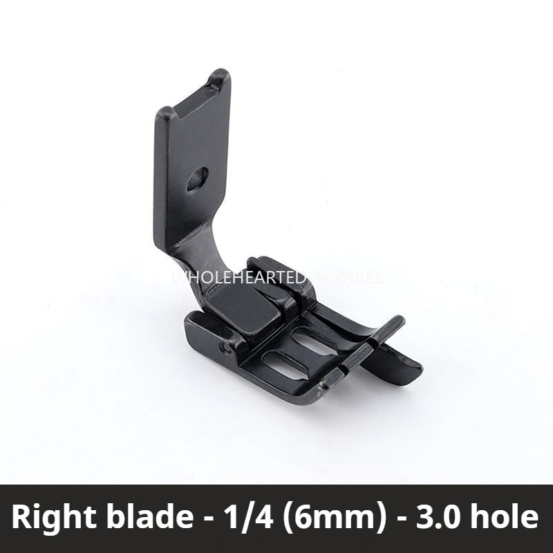 1625★ Nouveau pied-de-biche double aiguille S570 tout acier avec butée de couteau, butée latérale gauche et droite, accessoires pour machine à coudre★