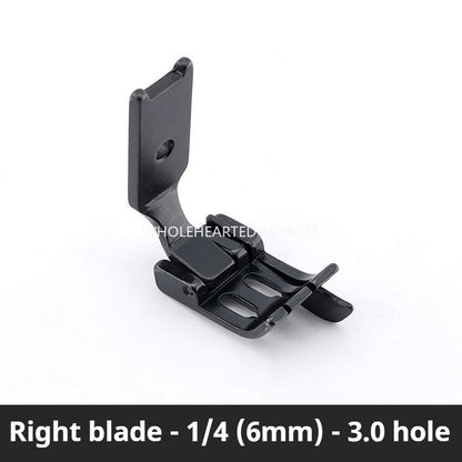 1625★ Nouveau pied-de-biche double aiguille S570 tout acier avec butée de couteau, butée latérale gauche et droite, accessoires pour machine à coudre★