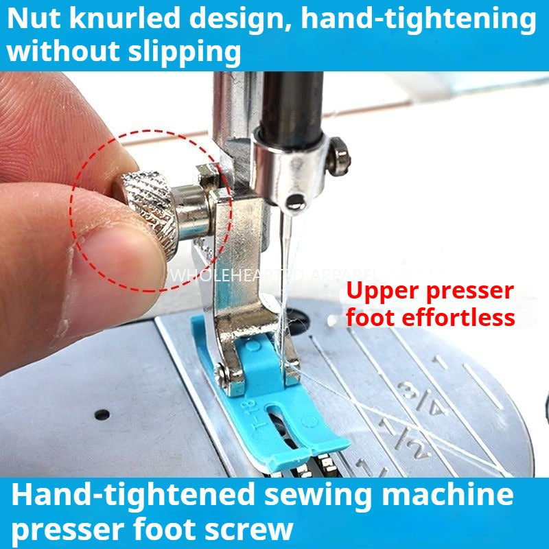 1600★  [Easy Installation] The new upgraded computer flat car hand screws on the presser foot screw and quickly increases the presser foot luxury big head screw sewing accessories★