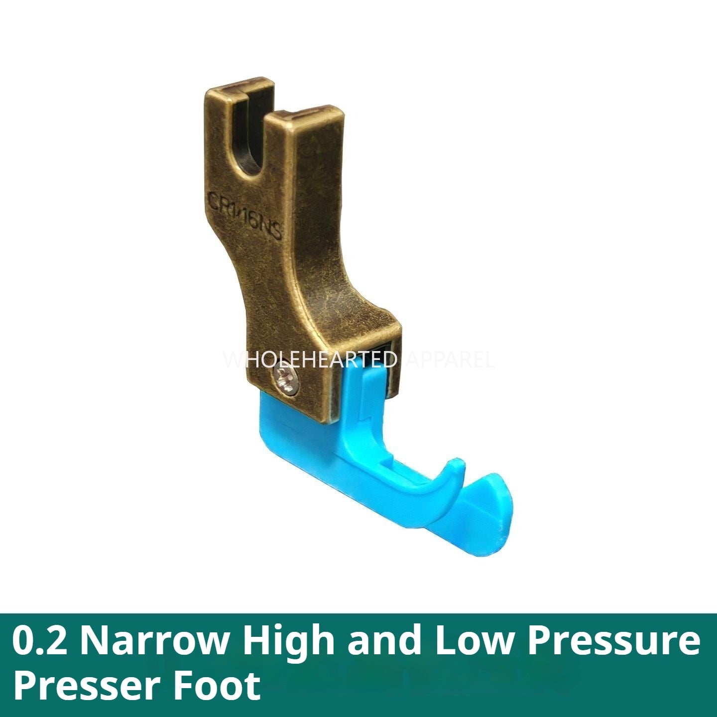 1687★  [Narrow 0.2/0] Plastic high and low presser foot flat car on zipper pressing line Teflon Oxford stop edge★