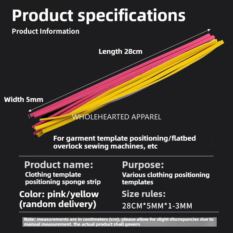 1704★Sewing Positioning Sponge Strip for Pattern Marking (Tailor Tool)★
