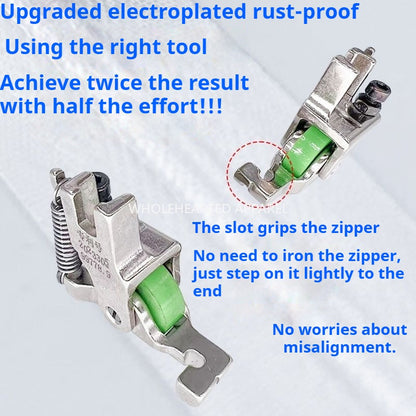 1148★  Newly upgraded roller invisible zipper presser foot invisible zipper presser foot seam smooth anti-wrinkle and anti-rush cloth★