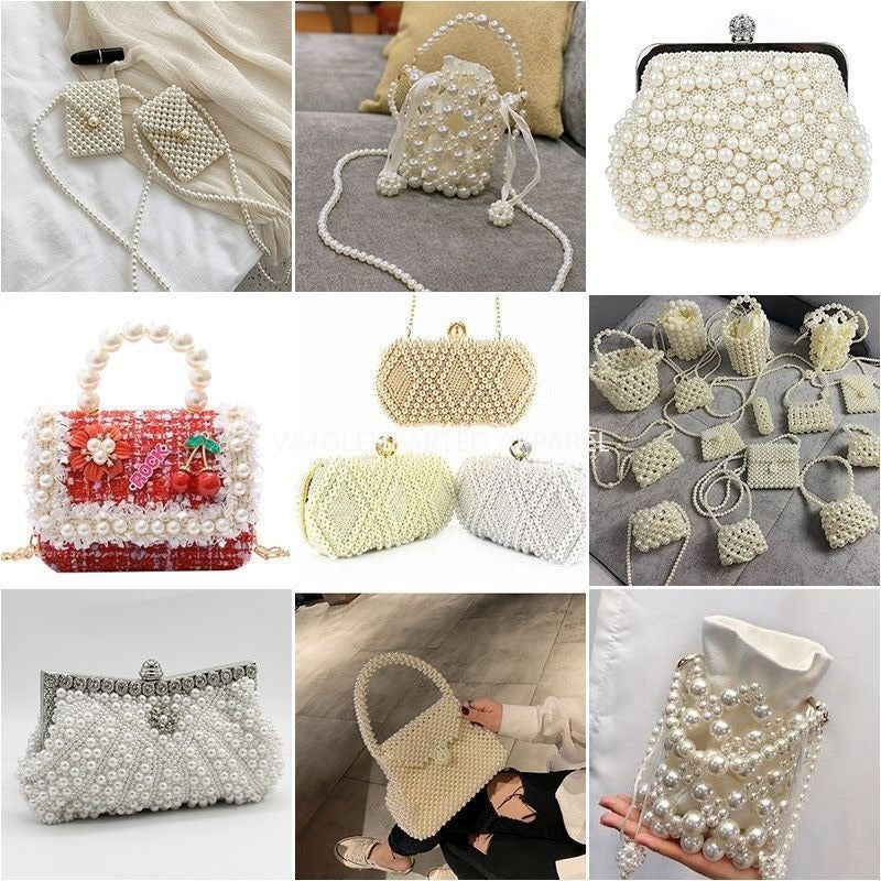 1584★  Boutique high-brightness non-porous imitation pearl mixed New Year's jewelry accessories pearl DIY material handmade beaded loose beads★