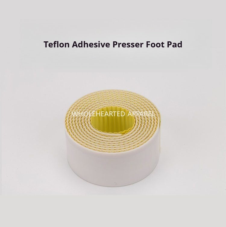 1238★ Placa base de plástico de teflón con pegamento adhesivo para prensatelas, accesorios para máquina de coser de cuero★