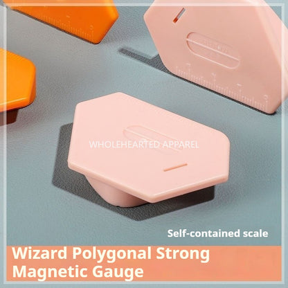 1005★ New model magician polygon strong magnetic guide sewing machine universal edge positioning tape with scale sewing accessories★