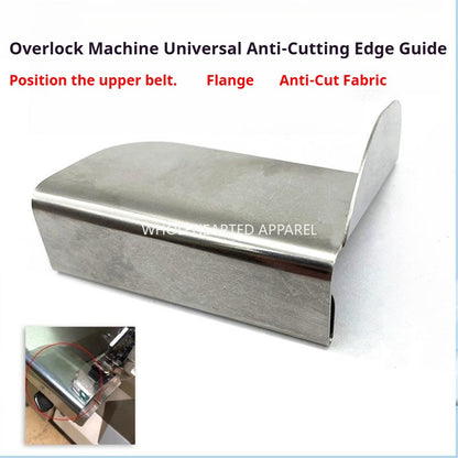1266★  New overlock sewing machine, edging machine, anti-cutting cloth setting, edging car, anti-flipping positioning ruler, anti-cutting★