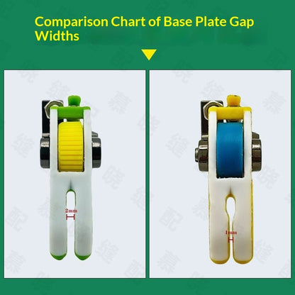 1016★  Upgraded version of wide gap flat car plastic roller presser foot does not eat cloth, does not rush cloth pressing line, thick and thin universal wheel presser foot★