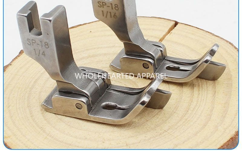 1355★ boutique, prensatelas para borde de bloque de carro plano totalmente de acero Daqian SP-18, prensatelas para tope de carro plano, prensatelas para borde de cuchilla★
