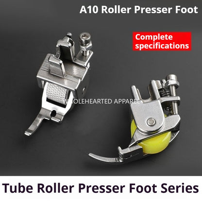 1347★  Flat car hemming device, roller presser foot A10 hemming pull roller, presser foot bag, border protection, push cloth, rush cloth, thin and thick eat all★