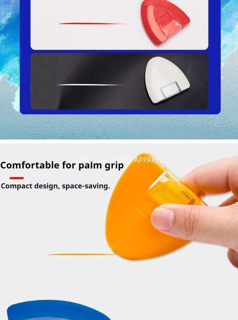 1646★  Clothing cutting and positioning heart-shaped scribing device powder marking wheel triangular powder scribing fine line powder scribing roller powder scribing★