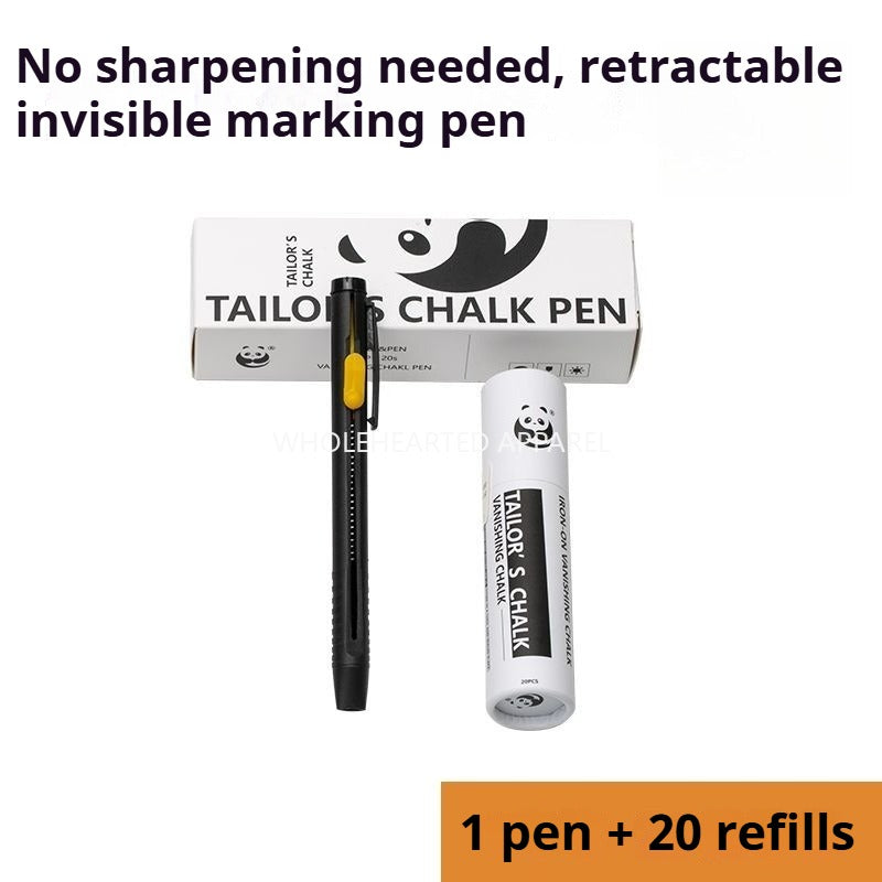 1645★  High temperature invisible pull line pen Leather scribing pen Invisible scribing chalk pull line Crayon Sewing machine Line drawing auxiliary tool