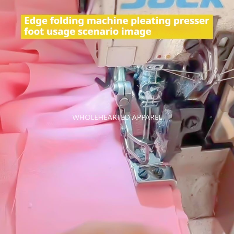 1510★ Machine à copier à quatre et cinq fils, pied presseur anti-froissage à prix réduit, procédé double couche plat supérieur et froissé inférieur, accessoires de machine à verrouillage de bord tout acier★