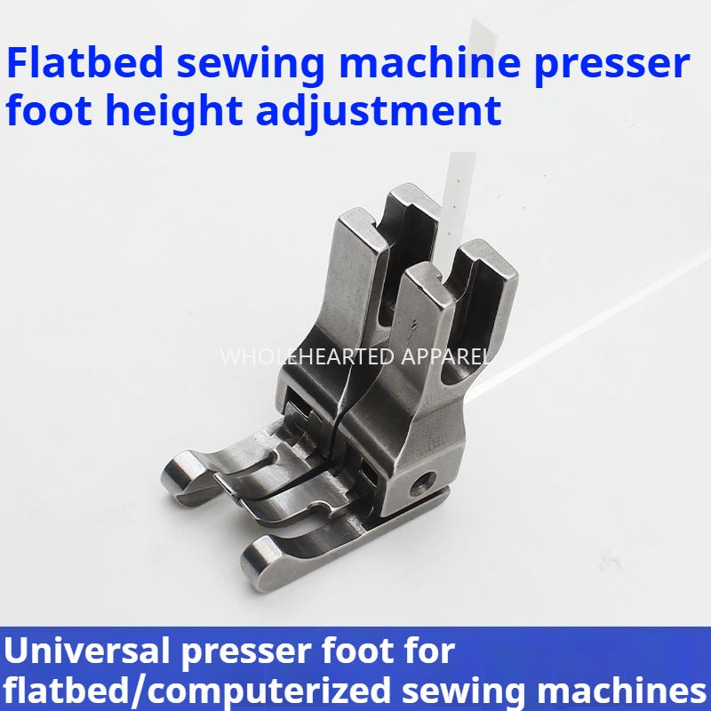 1183★ Prensatelas alto y bajo para máquina de coser industrial de acero CR1/16N, prensatelas alto y bajo para máquina de coser CL1/32N, prensatelas de alambre con tope abierto★