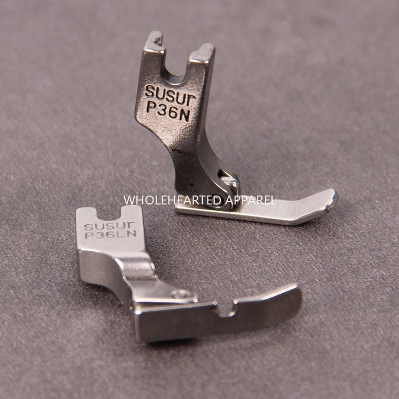 1527★  Flat car unilateral presser foot P36N right unilateral P36LN left unilateral, all-steel flat car, unilateral zipper presser foot★