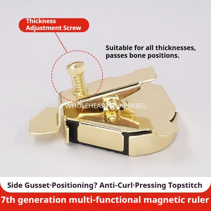 1021★ Nouvel accessoire de machine à coudre hexagonale multifonctionnelle de septième génération pour le tirage de fil de pression à nervure fixe ★