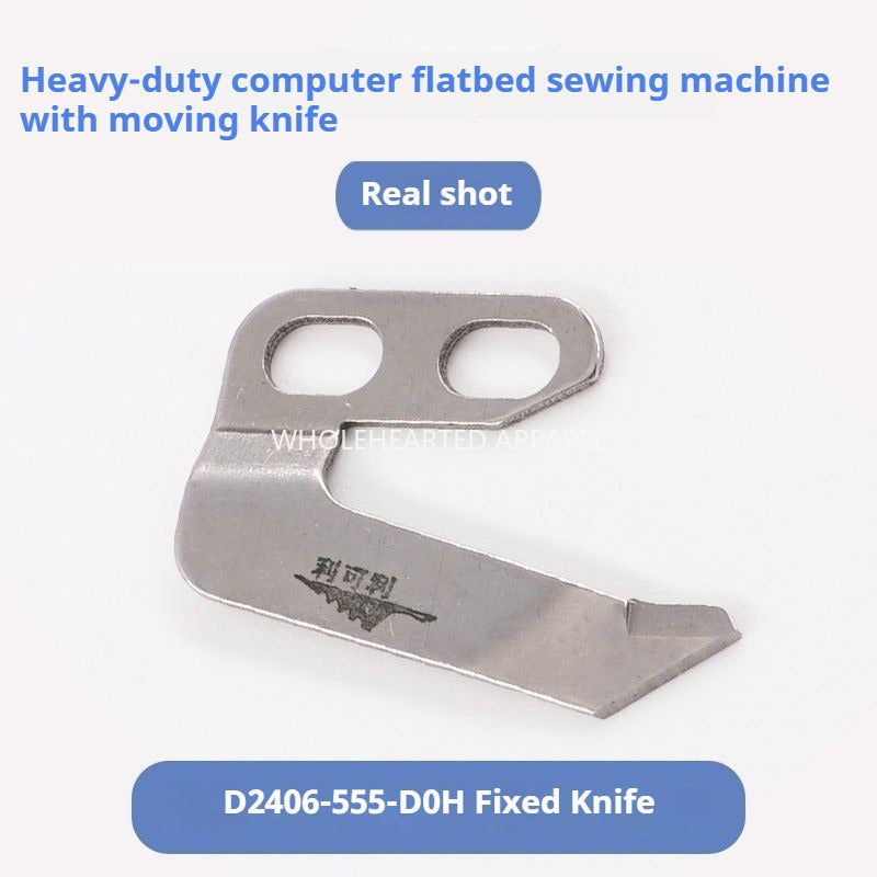 1466★  Authentic Qiangxin computer flat car wire cutting blade, movable knife 110-40052 fixed knife D2406-555-DOH parts★