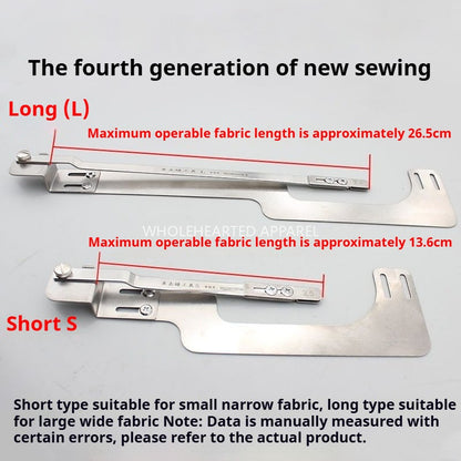 1019★  Flat car come and go sewing fourth generation WHOLEHEARTED new overseam sleeve sewing special press placket collar waist tool★