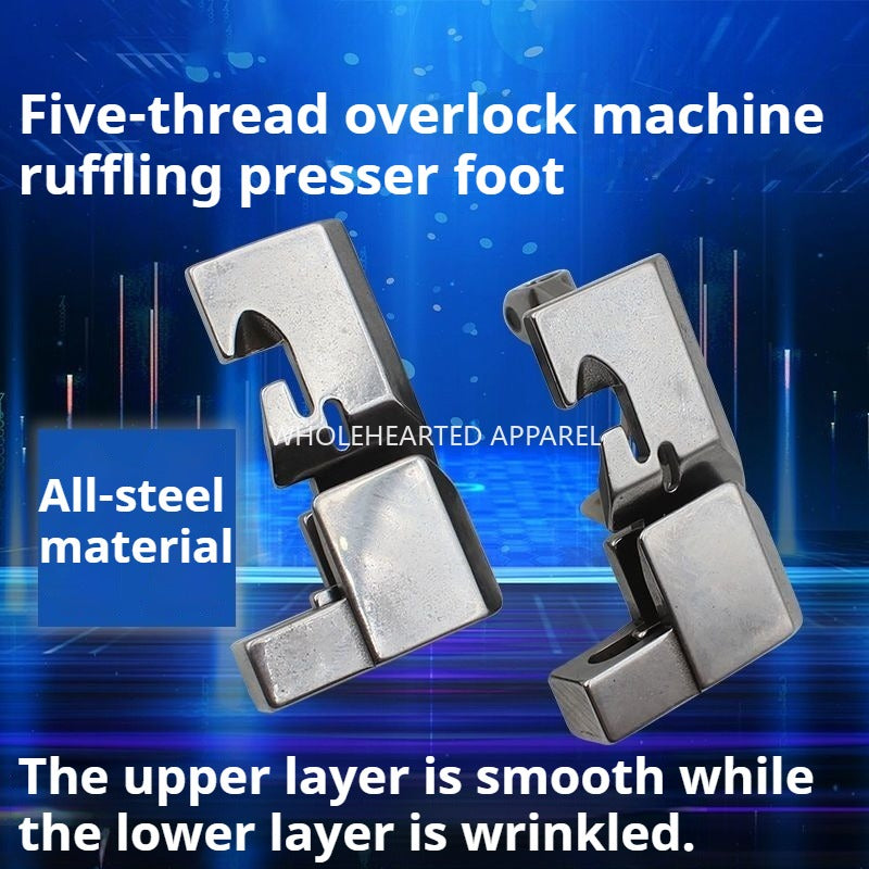 1541★  Discounted wrinkle presser foot, four-wire and five-wire edge locking machine, discounted wrinkle presser foot, double-layer sewing machine accessories★