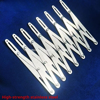 1696★  New shirt placket button curtain adjustable sewing point device isometric ruler isometric ruler★