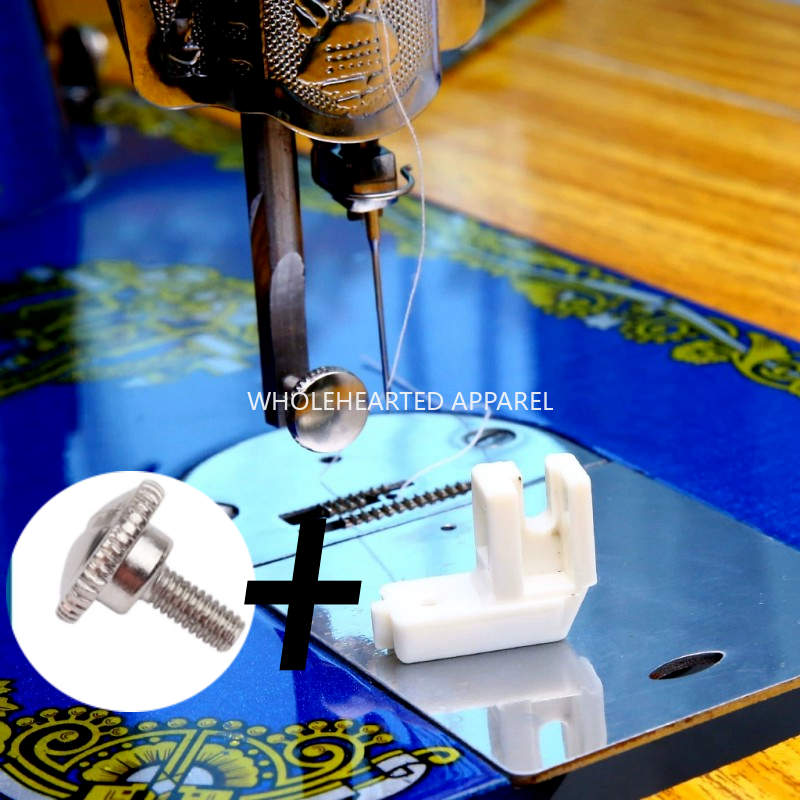 1524★ Mariposa, trapecio, hogar, vintage, pedal, máquina de coser, accesorios, prensatelas de plástico para cremallera invisible★