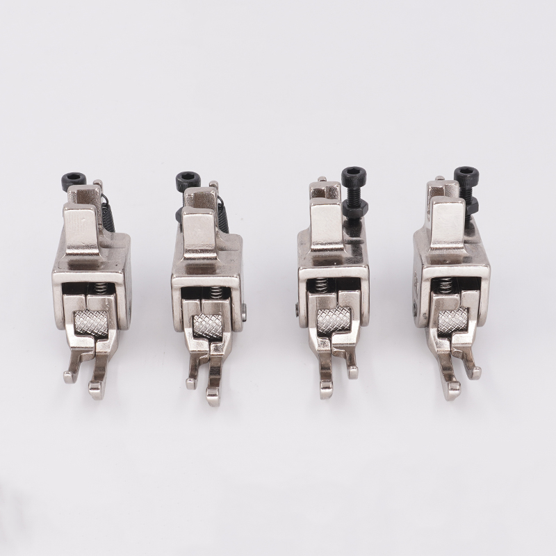 1658★  New boutique narrow high and low roller presser foot leather curtain down jacket thick and thin universal presser foot sewing machine accessories★