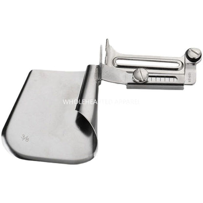 1203★ Dispositif de sertissage pour matériaux épais, tube de traction plat pour matériaux épais, rallonge spéciale de 3 cm pour le bord inférieur des draps et rideaux, dispositif d'ourlet★