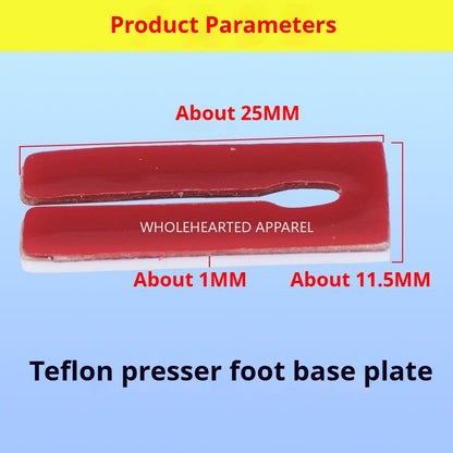 1329★  Pied presseur à rouleau étroit 2 en 1 base en téflon lisse et résistante à l'usure, auto-adhésive sans laisser de traces.★