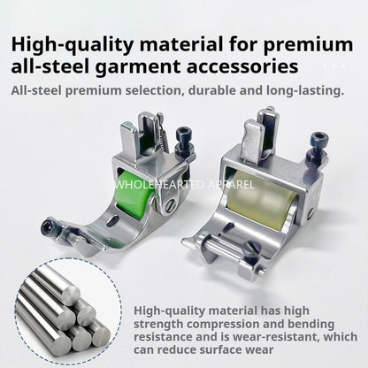 1334★  [Q5Q7 anti-beating and twisting roller crimping foot] Adjustable crimping width for crimping, no wrinkling rib★