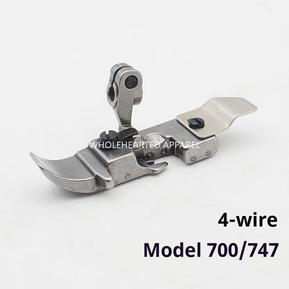 1273★  Edge copy machine roller presser foot, oversewing machine four-wire, five-wire thick material roller presser foot, edge copy machine anti-wrinkle presser foot★