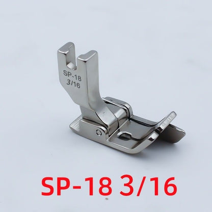1153★ Prensatelas SP-18 totalmente de acero galvanizado con bloque, prensatelas de tope, cuchilla larga especial con cuchilla para material grueso de mezclilla, marca genuina★