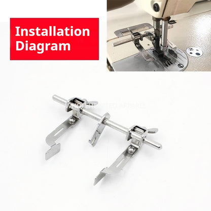 1270★  New flat car double rib aircraft fixed left and right width adjustable side position computer industrial sewing machine accessories★