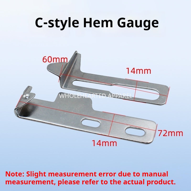 1123★  CW500 car interlock sewing machine fixed three-needle five-thread roll hem fixed rope car pull waistband positioning baffle roll (change★