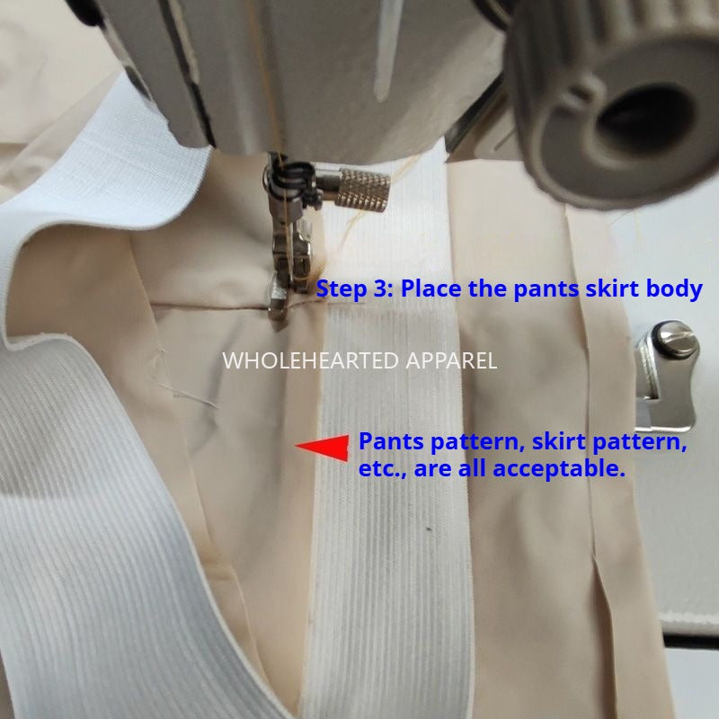 1343★ Tubo de tracción con banda elástica móvil, dispositivo para dobladillo de cintura de falda de pantalón, tubo de tracción, tirón de grifo de cabeza de pantalón★