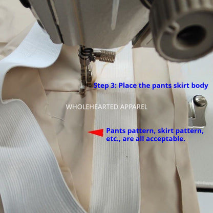 1343★ Tubo de tracción con banda elástica móvil, dispositivo para dobladillo de cintura de falda de pantalón, tubo de tracción, tirón de grifo de cabeza de pantalón★