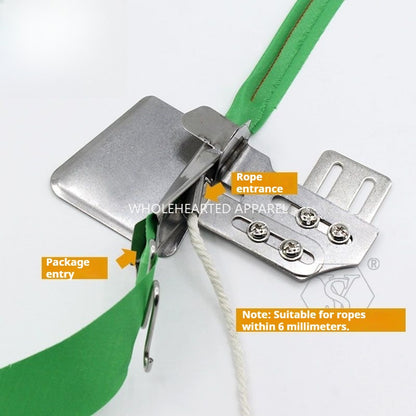 1055★ [Fait main] SY-433 Housse de couette/oreiller à tirette en corde incrustée 4 en 1 avec dispositif de ourlet à bande dentelée pour sac en corde★