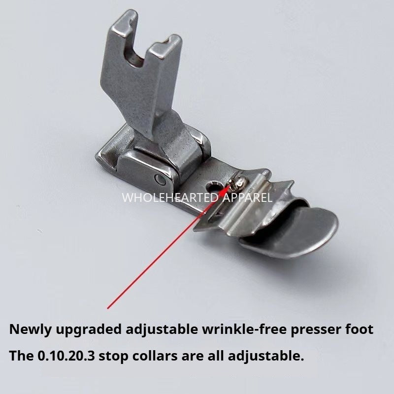 1114★  Sewing machine accessories, new adjustable flat car, non-ironing, lower folding edge pull cylinder, door placket sticker, turtle back arc splicing seam roll★