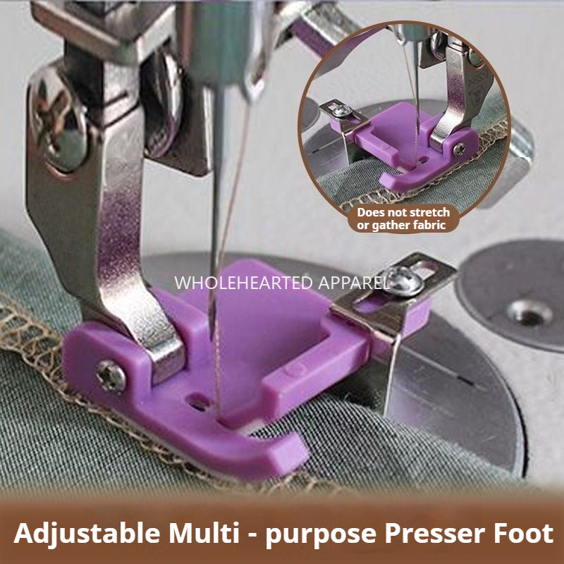 1808★ P284 Prensatelas de guía de borde multiusos para máquinas de coser computarizadas de pespunte, para dobladillos y pliegues en pantalones★