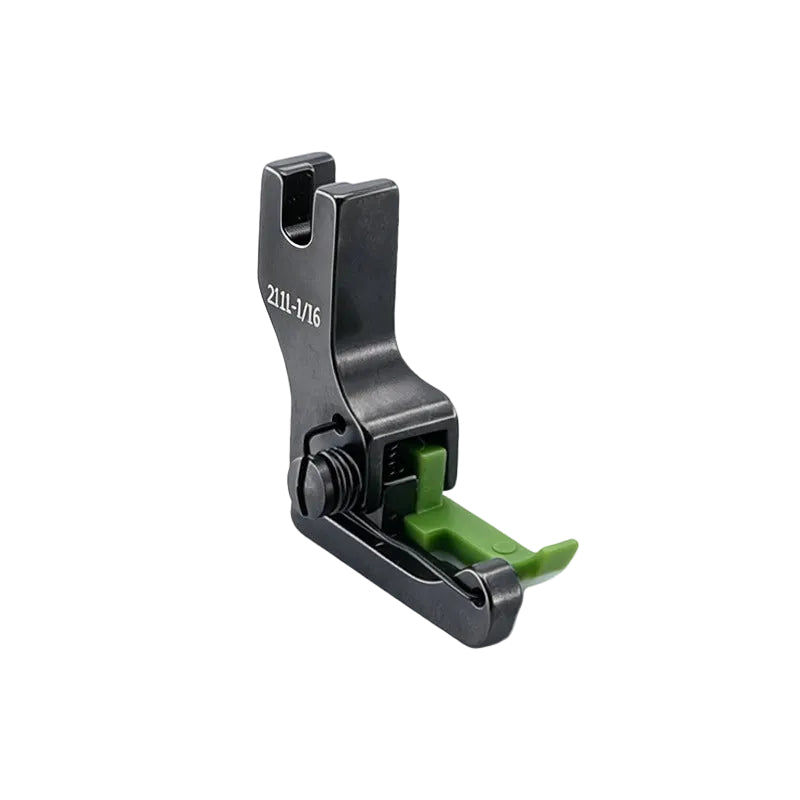 1937★ Dual-Spring High-Low Presser Foot for Collar Sewing, Steel-Plastic Design with Smooth, Wear-Resistant Teflon and Black Titanium Steel