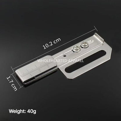 1920★ Adjustable Hemming Folder for 3-Needle 5-Thread Coverstitch Machine, Sewing Attachment.