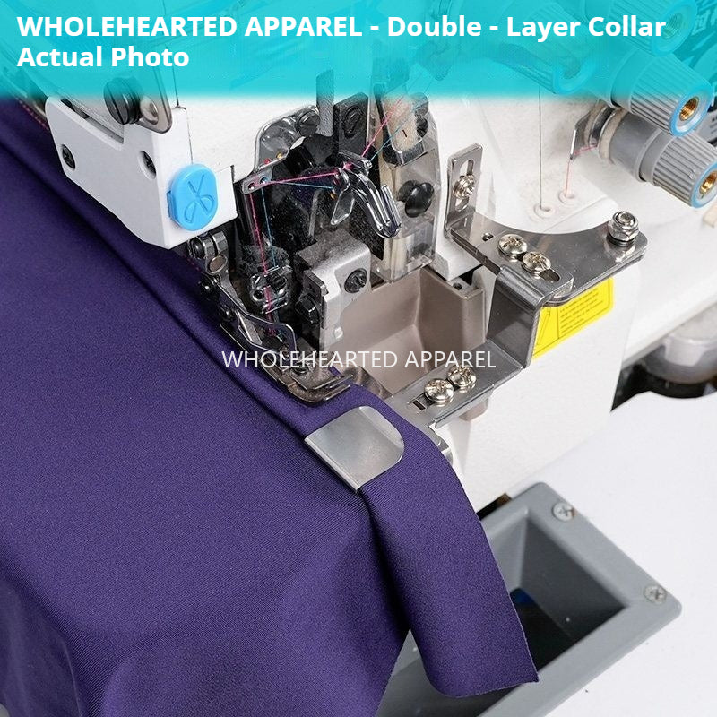 1814★ Stainless Steel Adjustable Double-Layer Collar Guide for Overlock Sewing Machines★