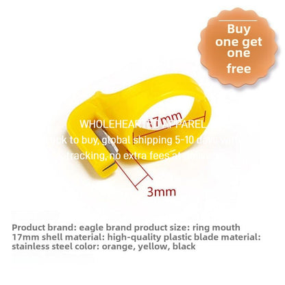 1416★  Buy one and get one free, sewing ring knife bag, zongzi thread cutter, thread cutter, finger ring knife, fishing and disconnection manual.