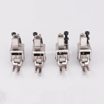 1658★  New boutique narrow high and low roller presser foot leather curtain down jacket thick and thin universal presser foot sewing machine accessories