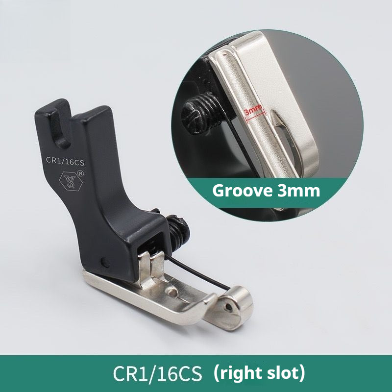 1738★ New Model Premium Dual Spring Grooved High Low Presser Foot Lockstitch Machine Cord Piping Insertion And Topstitching★