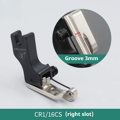 1738★ New Model Premium Dual Spring Grooved High Low Presser Foot Lockstitch Machine Cord Piping Insertion And Topstitching★